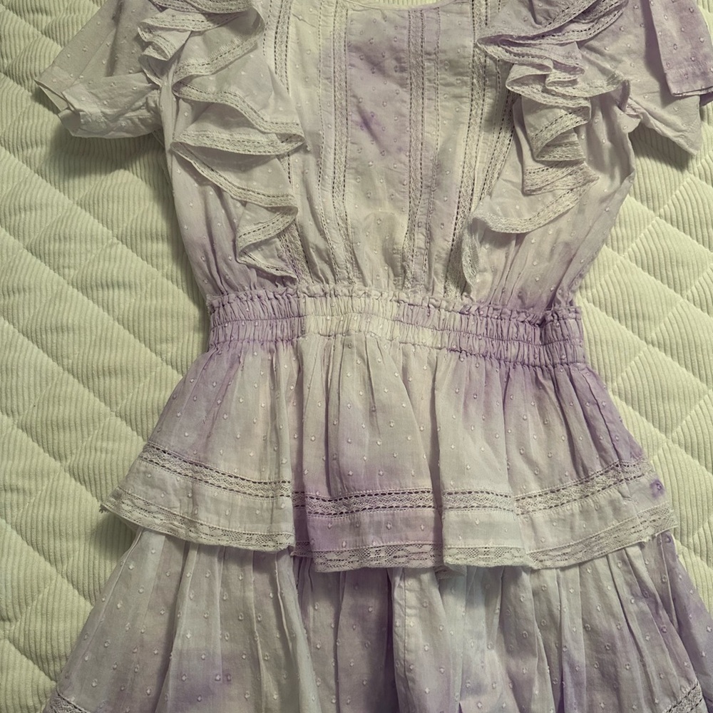 LoveShackFancy Lilac Natasha Dress